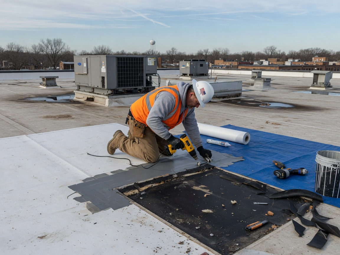 TPO & EPDM Roof Repair in Fort Wayne